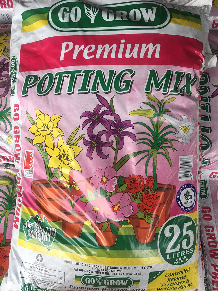 Premium Potting Mix Gardening and Landscape Supplies Go Grow
